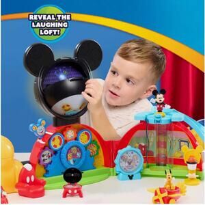 Mickey Mouse Deluxe Clubhouse 28"  Playset 16 Pc NWT